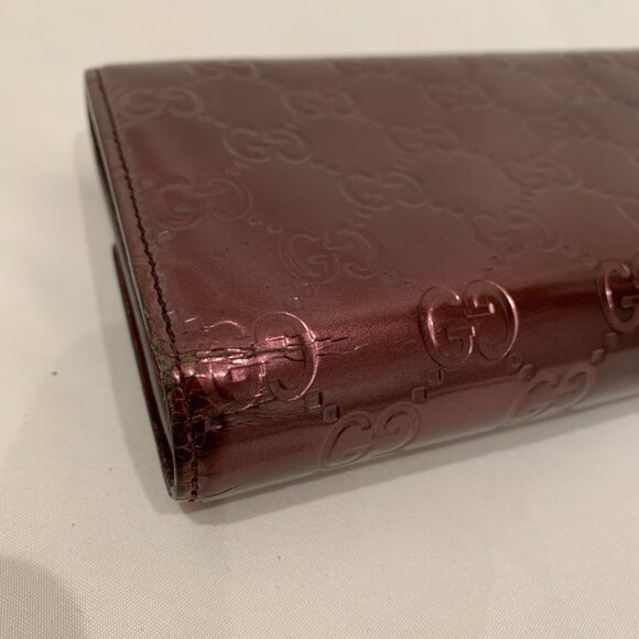Gucci Purple Guccissima Long Wallet Sku#84058 - Picture 11 of 16